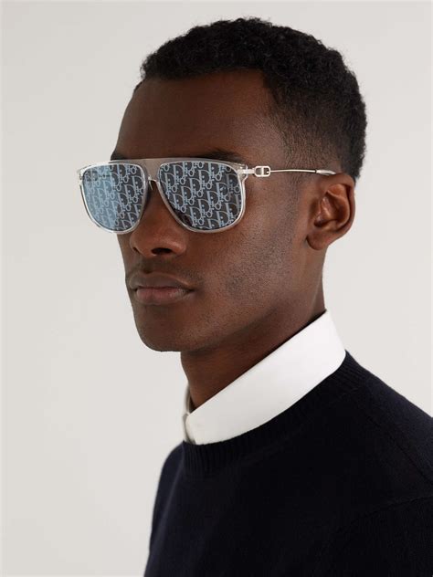 dior clear frame sunglasses|christian dior mirrored sunglasses.